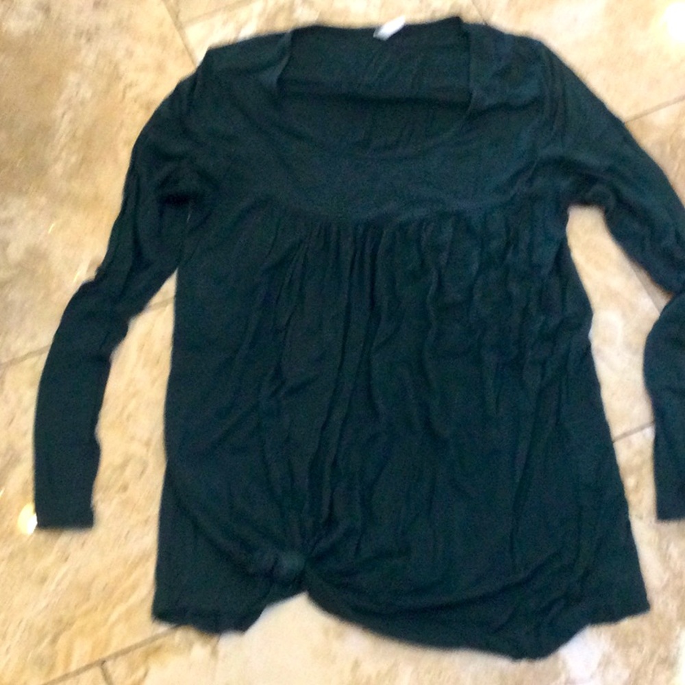 Women's Long Sleeve Top - Dark green